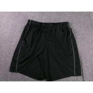 Umbro Shorts Mens Large Black Athletic Stretch Contrast Stitch Sporty Modern